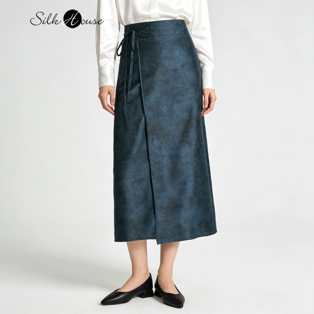 Women'S Fashion Gilded Age - 2026 New Blue Gilded Satin 100%