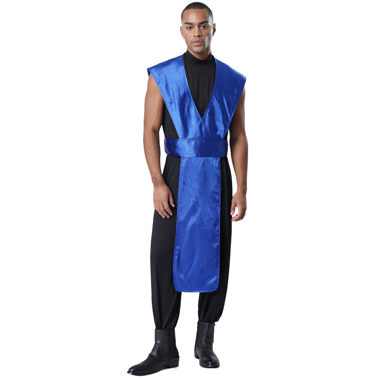 Sleeveless Jumpsuit - Men Carnival Warrior Competition Cosplay Outfit