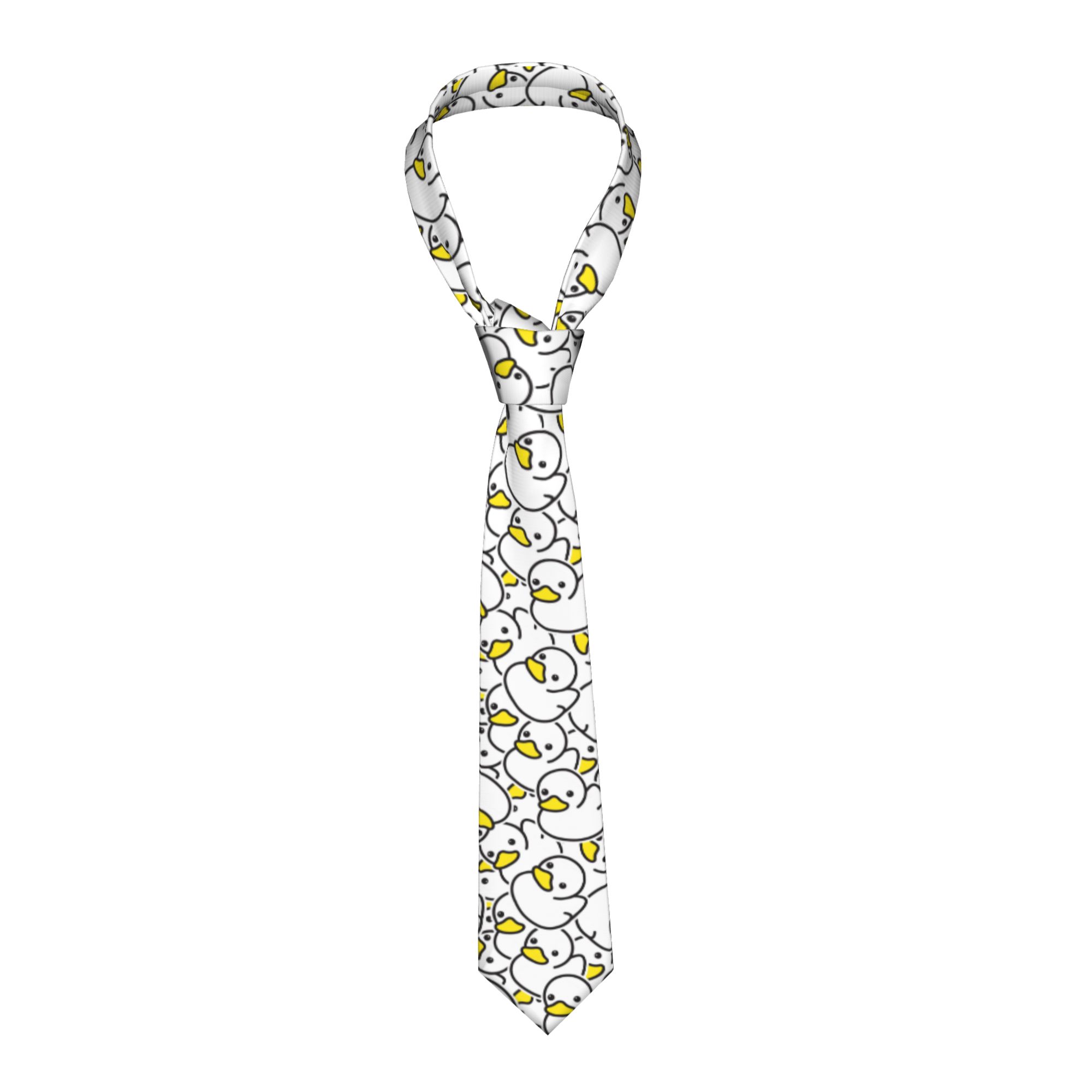 Women Fashion Vector - Men's Tie Duck Seamless Pattern Vector