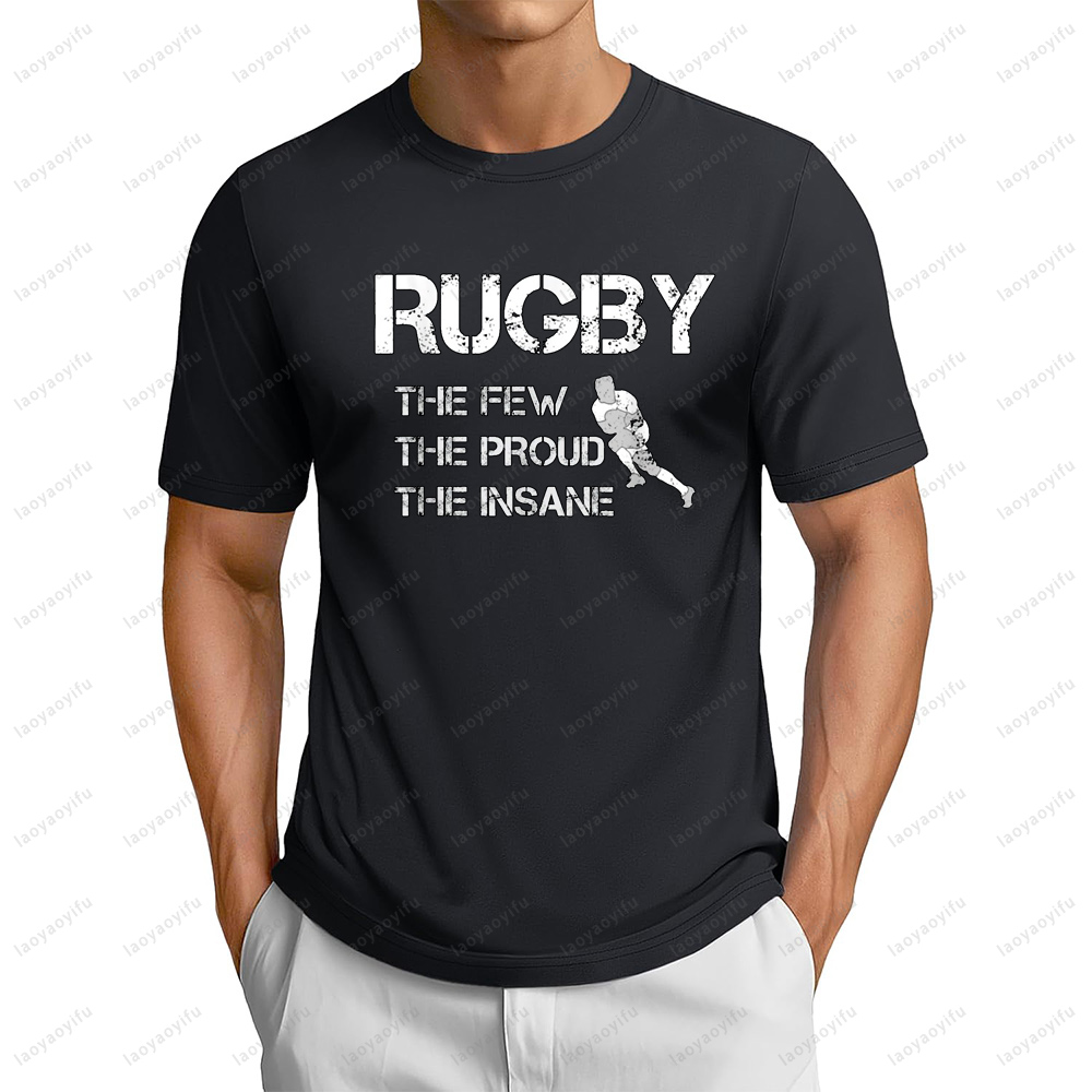 Women'S Fashion Rugby Top - Retro Style Rugby Graphic Printed Men's