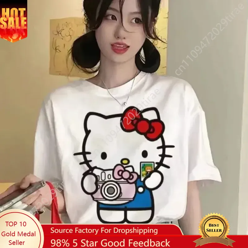 Women Fashion Japan - Kawaii Hello Kitty Y2K Korea Cotton