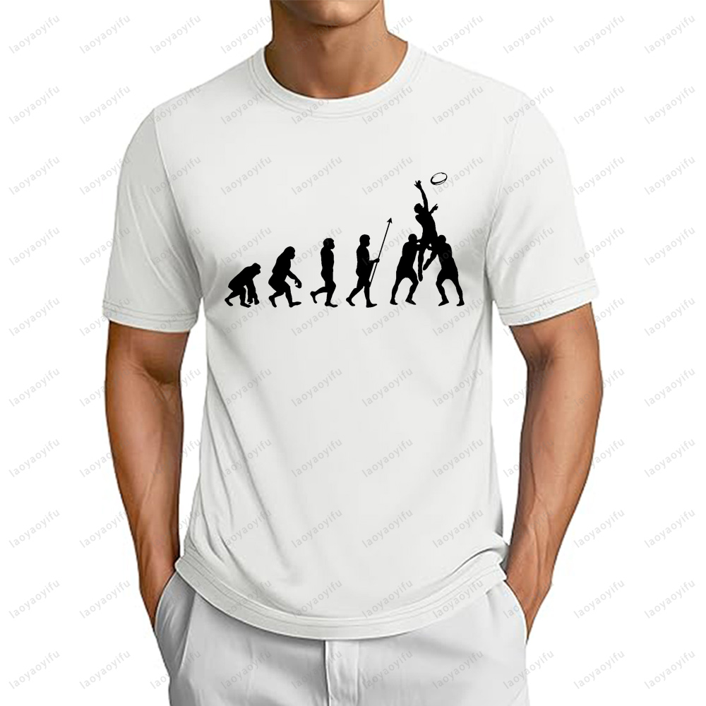 Women'S Fashion Rugby Top - New Arrival Evolution of Rugby Graphic
