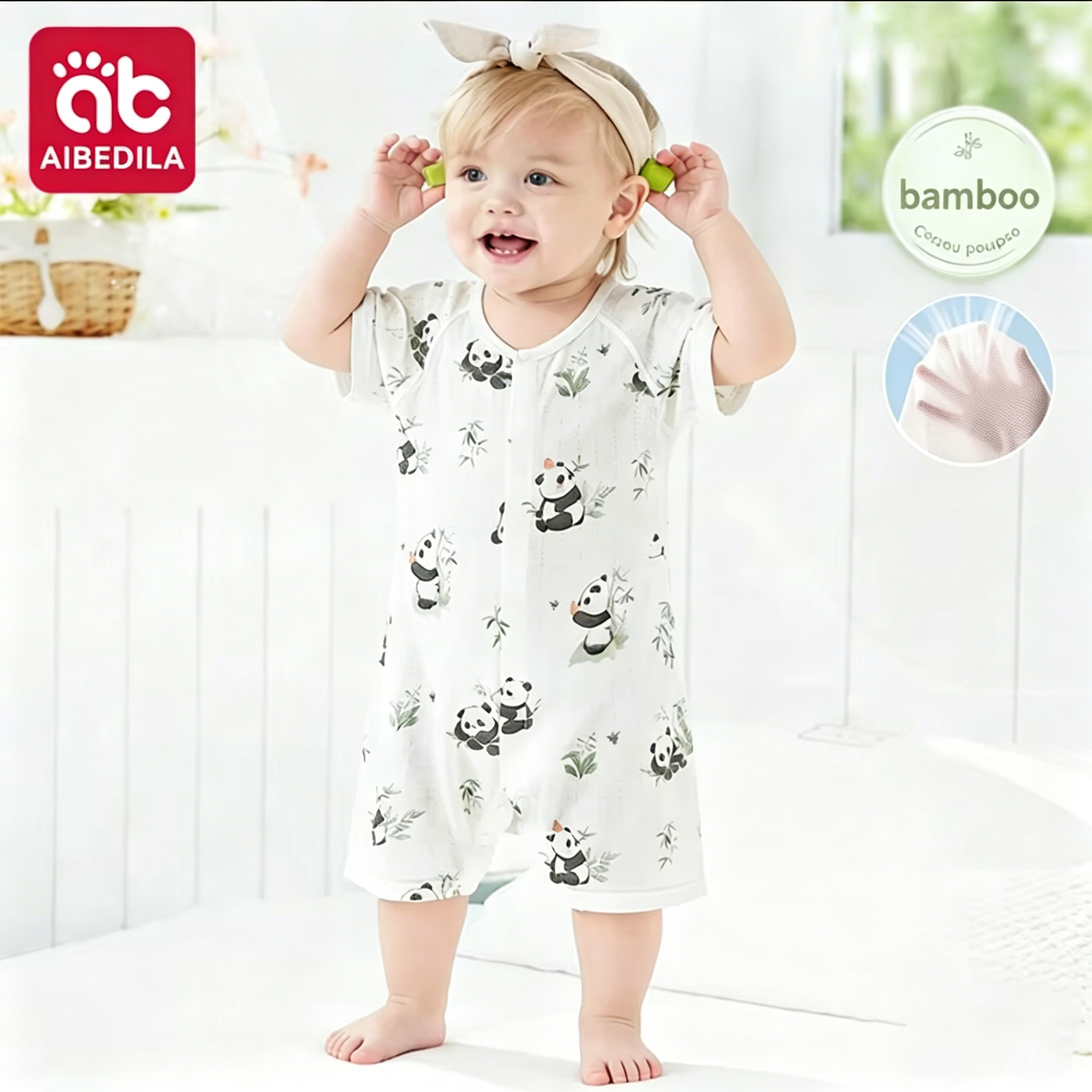 Sleeveless Jumpsuit - AIBEDILA Boys Girls Baby Summer Air