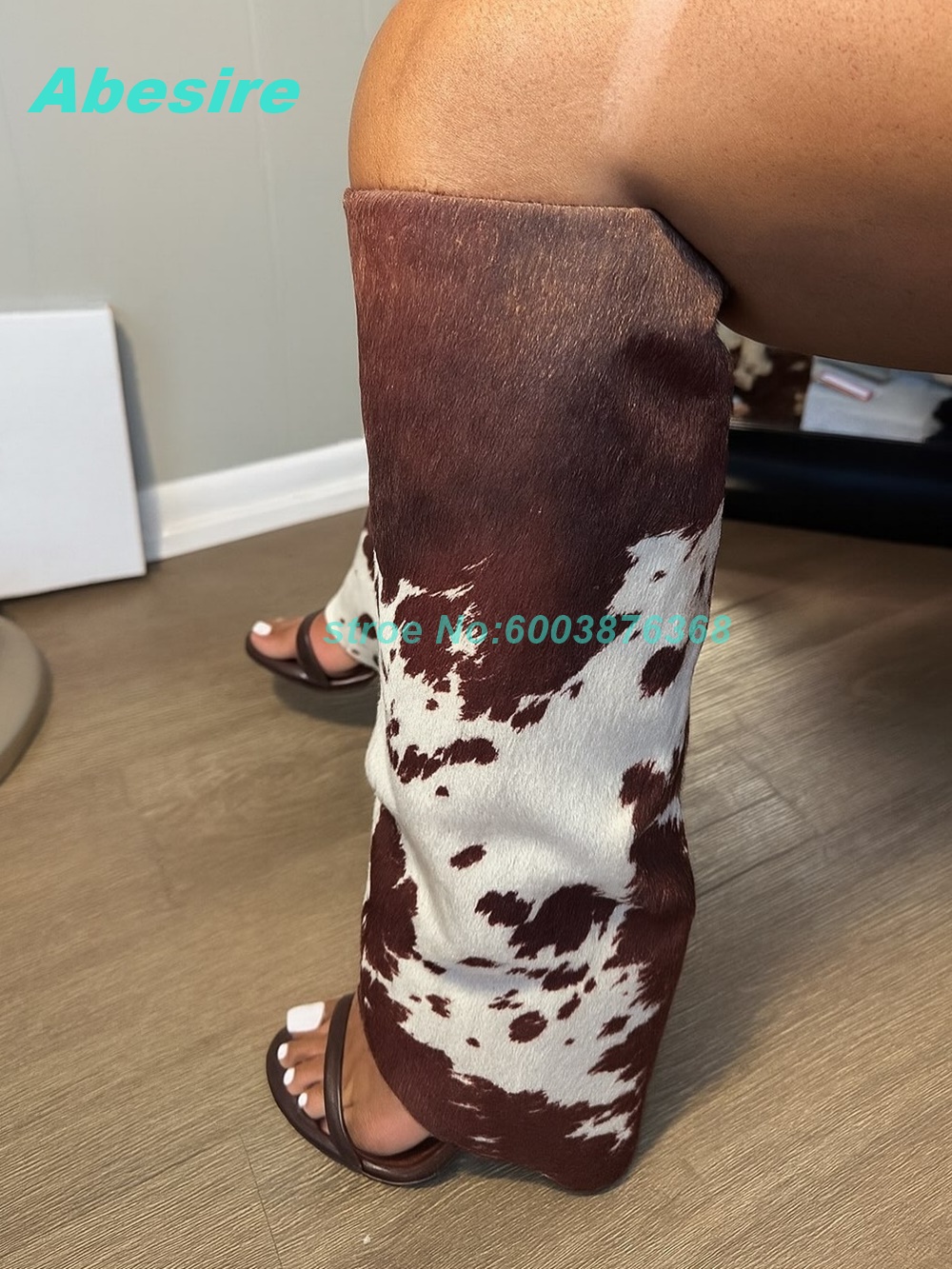 Cow Pattern Patchwork Suede Sa - Women Fashion Show recensione e prezzo