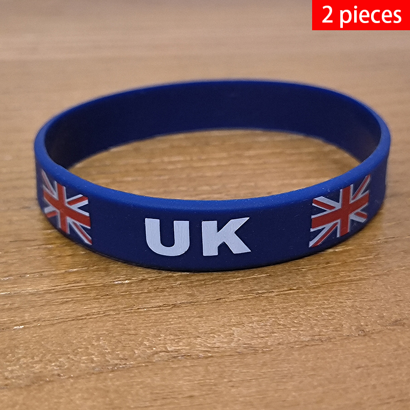 2pcs UK National Flag Wristban - Women Fashion Uk recensione e prezzo
