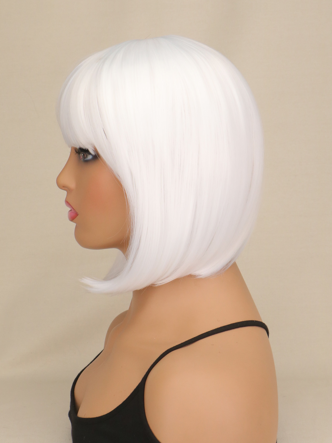Women Synthetic White Straight - Women Fashion Japan recensione e prezzo