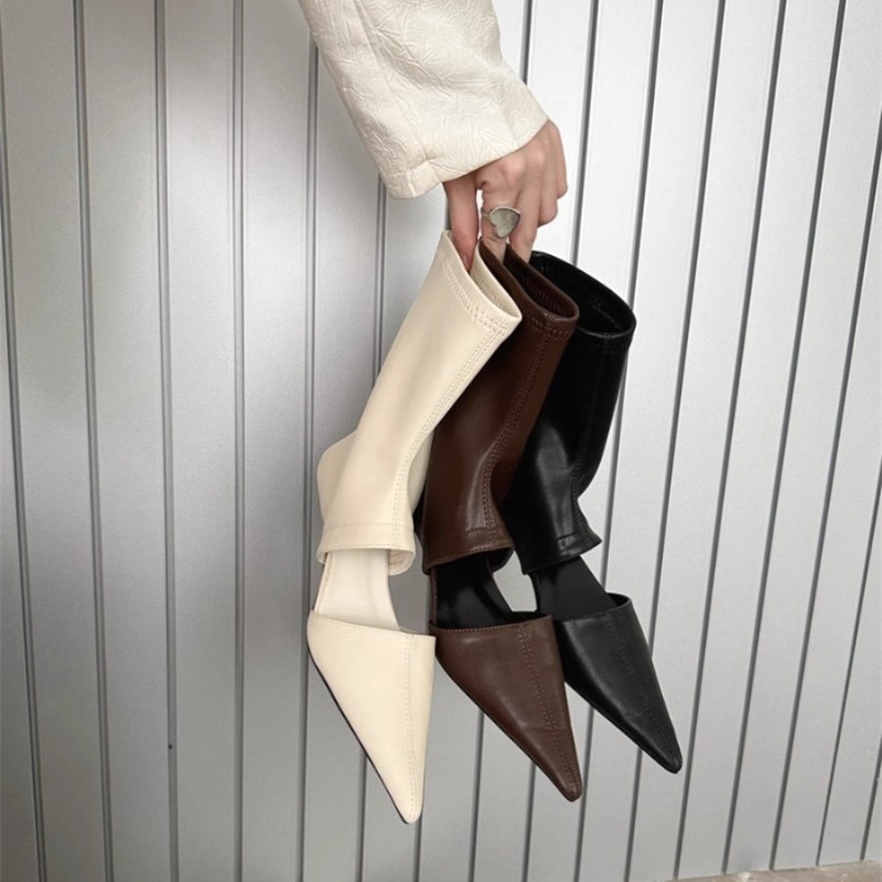 New Black Pointed Hollowed Out - Women'S Fashion Boots recensione e prezzo