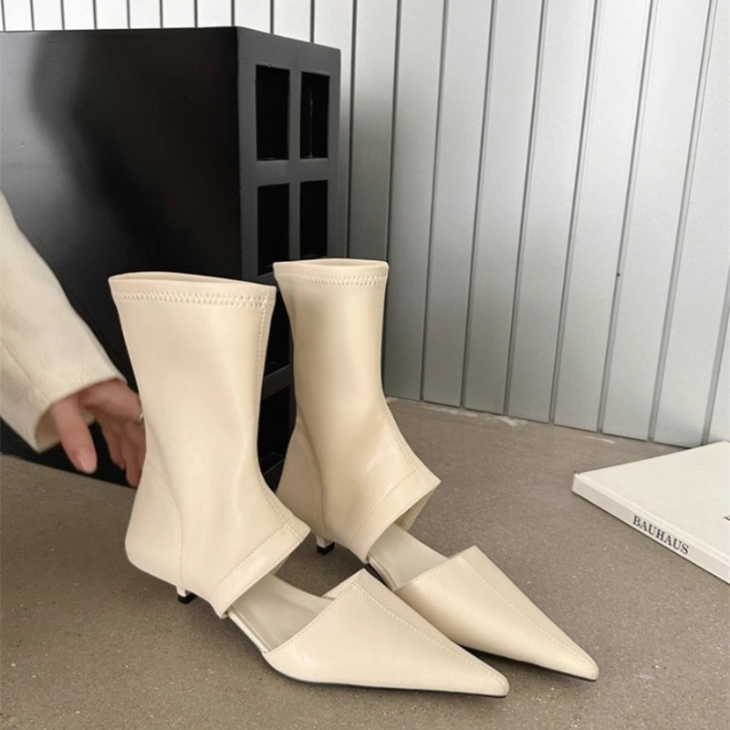 New Black Pointed Hollowed Out - Women'S Fashion Boots recensione e prezzo