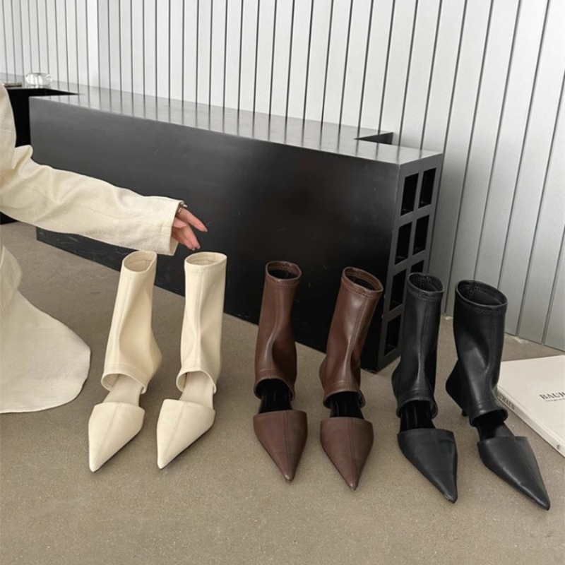 New Black Pointed Hollowed Out - Women'S Fashion Boots recensione e prezzo