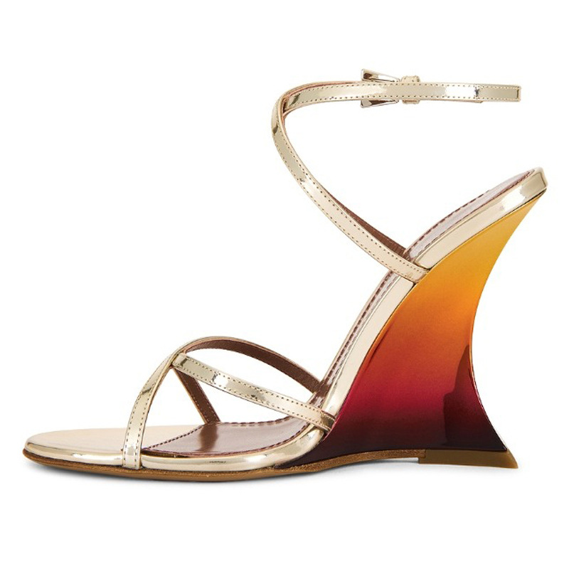 New Open Toe Cross Strap Gradi - Women Fashion Show recensione e prezzo