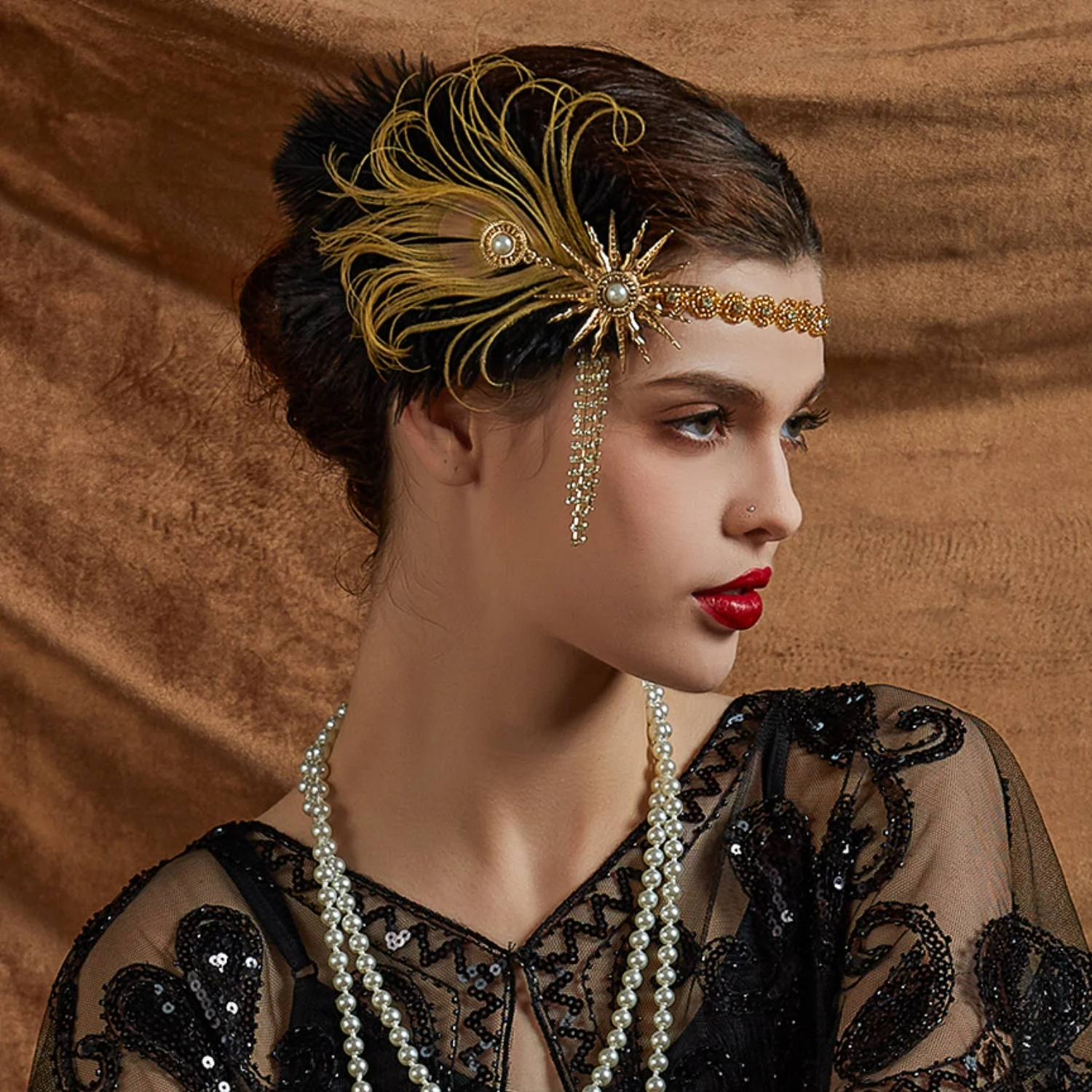 Rhinestone HairBand 1920s Vint - Women'S Fashion Of The 1920S recensione e prezzo