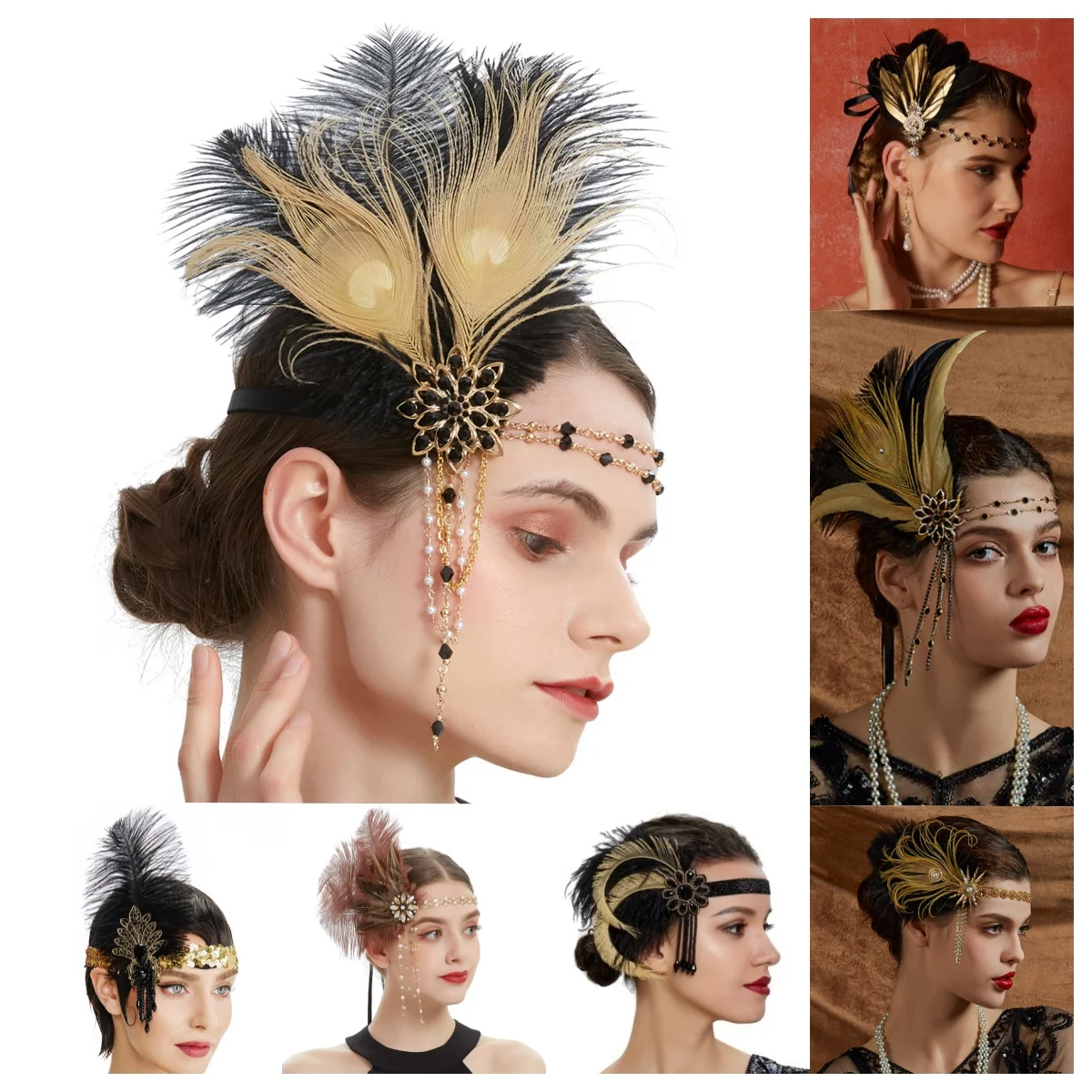 Rhinestone HairBand 1920s Vint - Women'S Fashion Of The 1920S recensione e prezzo