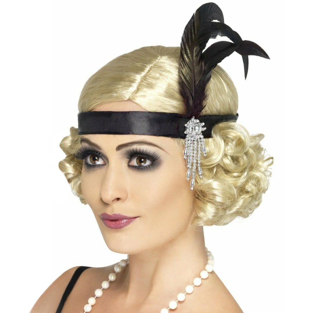 Ladies Flapper Feather Headban - Women'S Fashion Of The 1920S recensione e prezzo