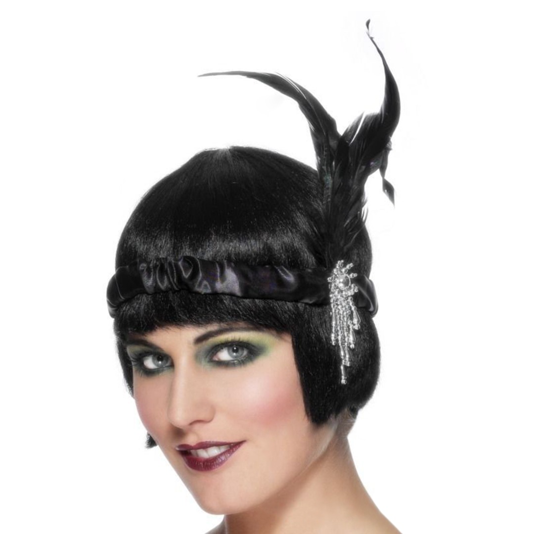 Ladies Flapper Feather Headban - Women'S Fashion Of The 1920S recensione e prezzo