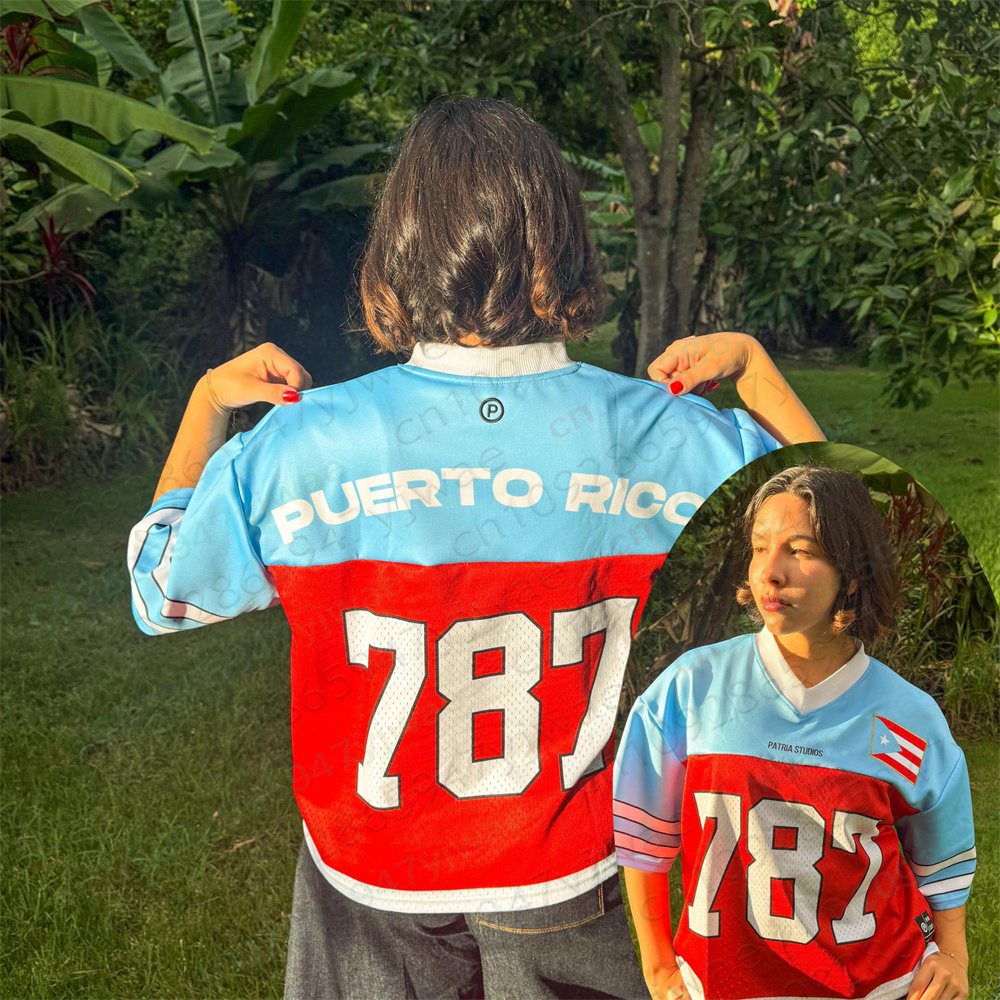 Puerto Rico Oversized Jersey P - Women'S Fashion Rugby Top recensione e prezzo