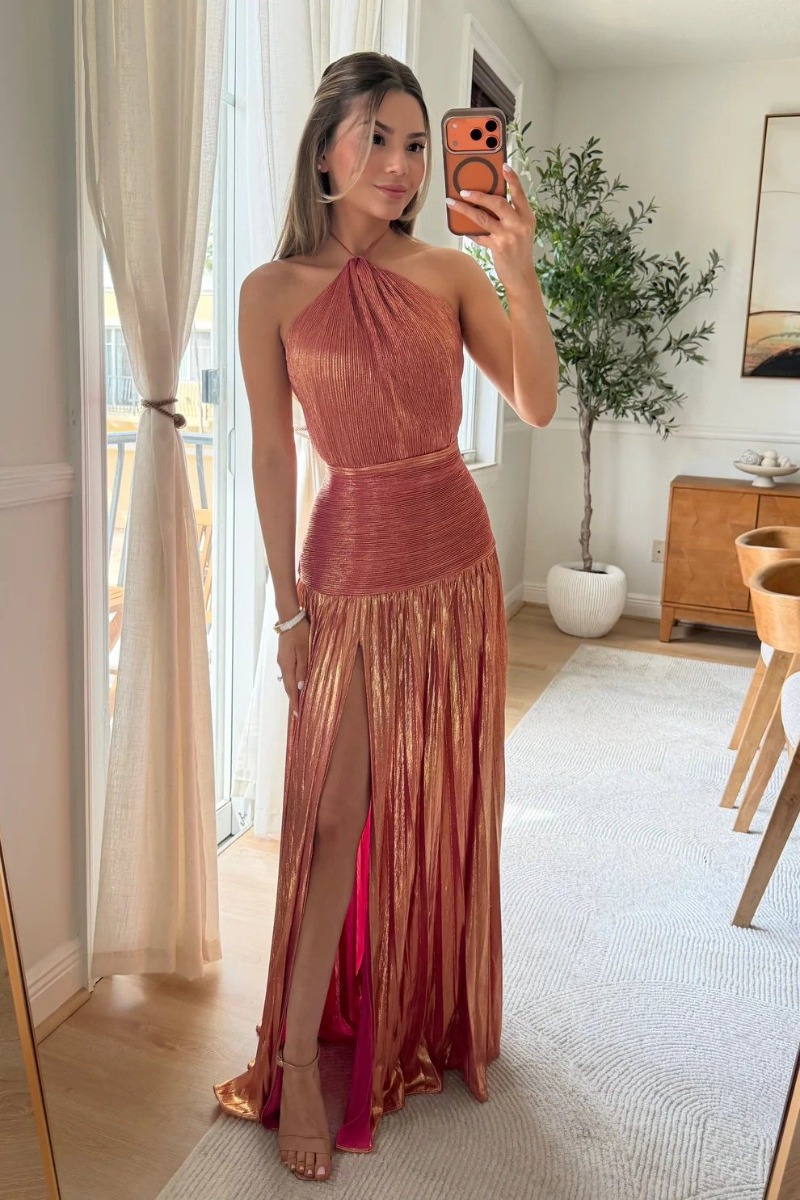 Women Solid Metallic Gilding C - Women'S Fashion Gilded Age recensione e prezzo