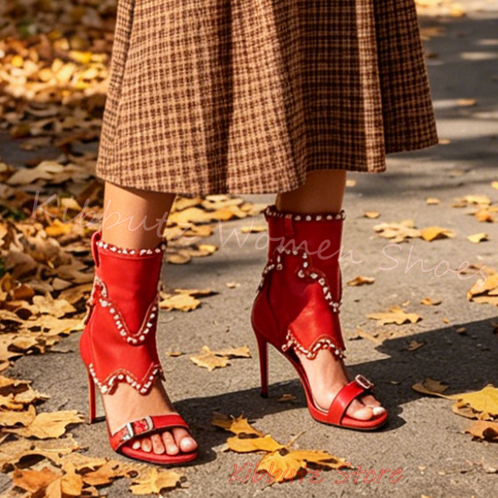 Boho Denim Sandal Women Pearl  - Women'S Fashion Boots recensione e prezzo