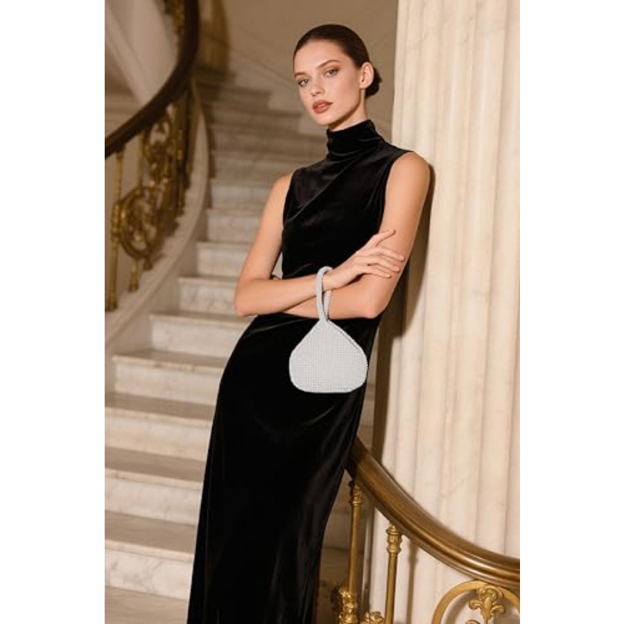 Women's Rhinestone Clutch Even - Women'S Fashion Of The 1920S recensione e prezzo