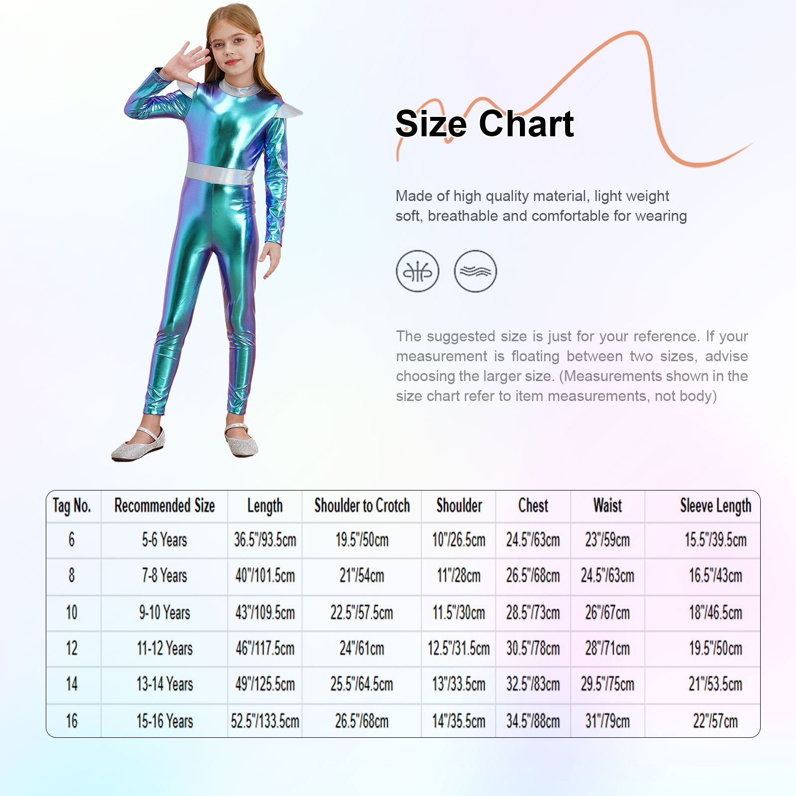 Girls Shiny Metallic Alien Out - Sleeveless Jumpsuit recensione e prezzo