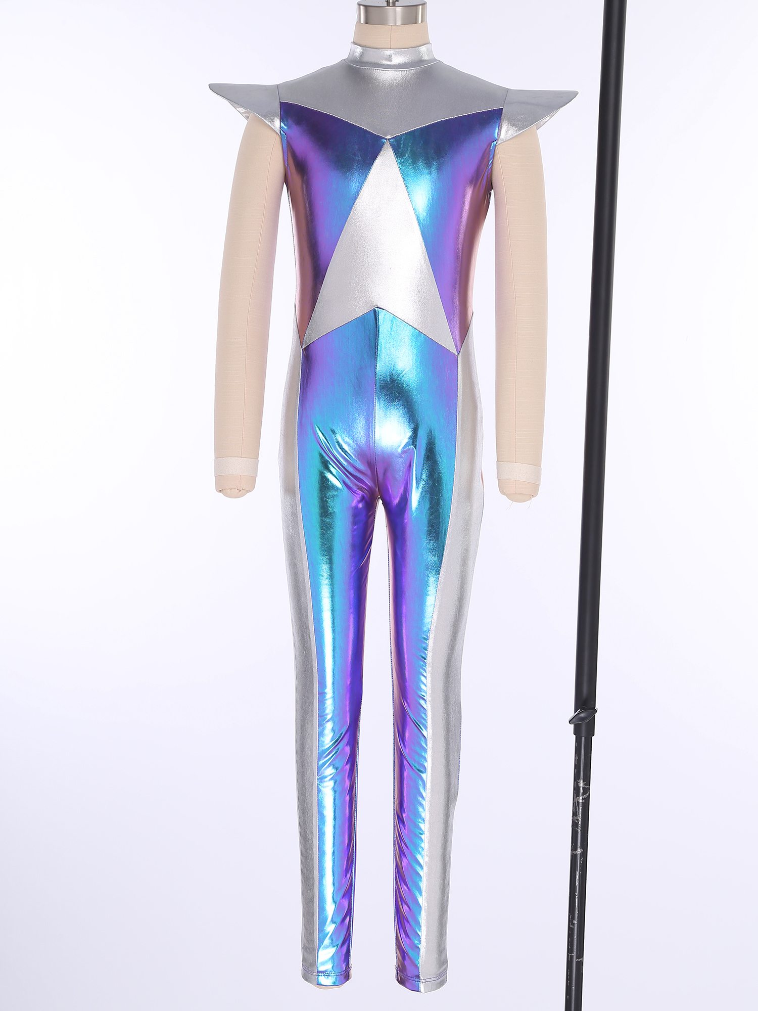Girls Shiny Metallic Alien Out - Sleeveless Jumpsuit recensione e prezzo