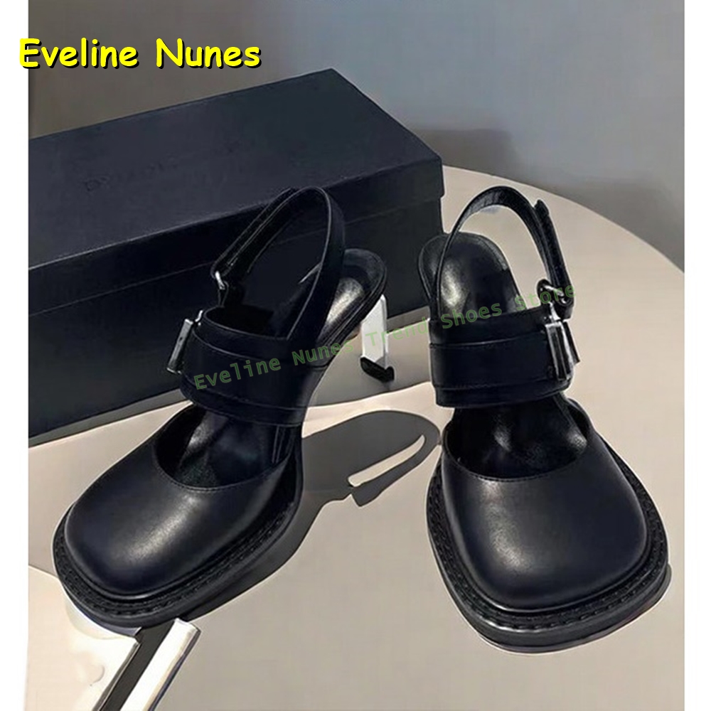 Women's Black Square Toe Buckl - Women'S Fashion Boots recensione e prezzo
