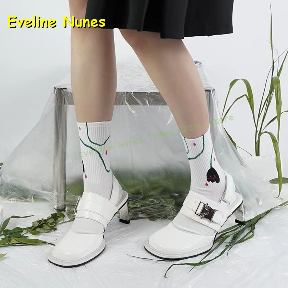 Women's Black Square Toe Buckl - Women'S Fashion Boots recensione e prezzo