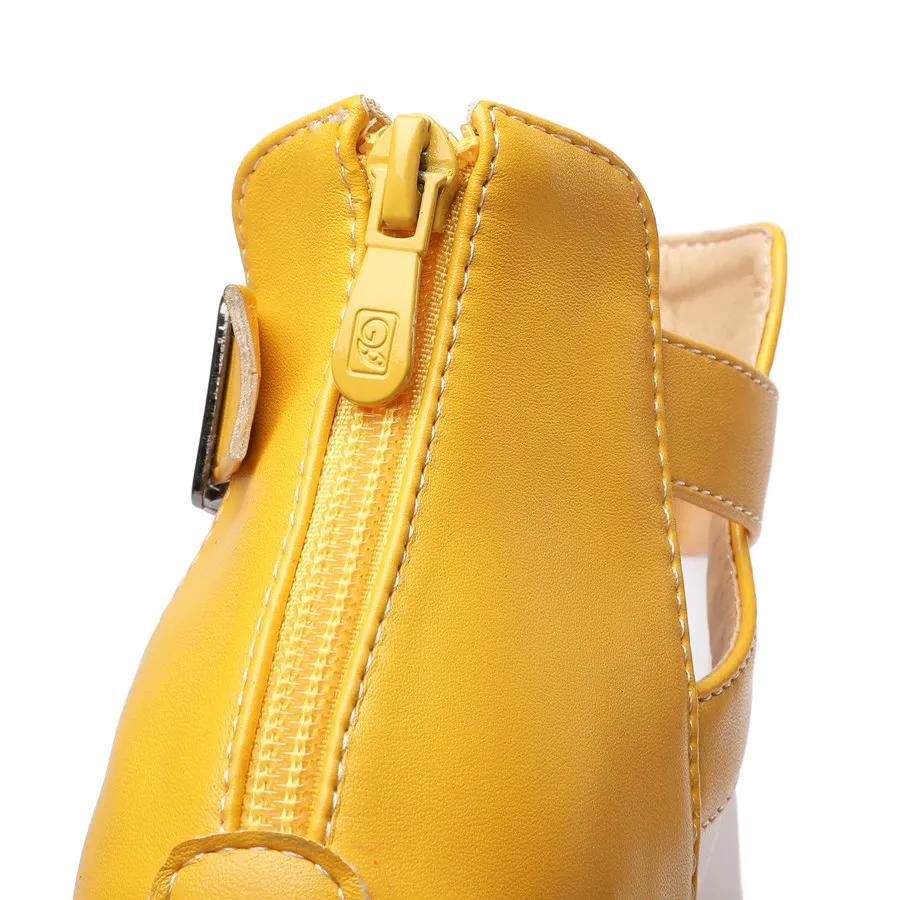 Yellow Mesh Platform Sandals W - Women'S Fashion Boots recensione e prezzo