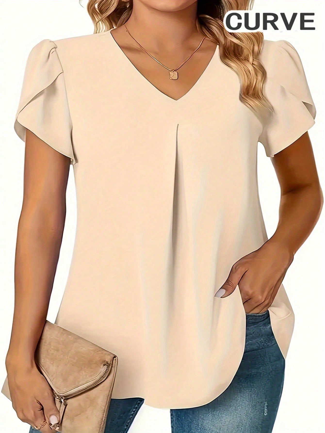 Plus Size 0XL-5XL Women V-neck - Women'S Fashion Essentials recensione e prezzo