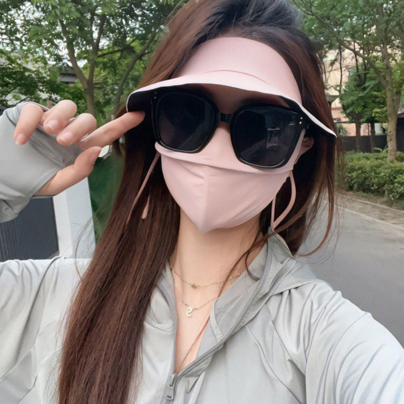 Polyester Ice Silk Mask Portab - Women'S Fashion Visor recensione e prezzo