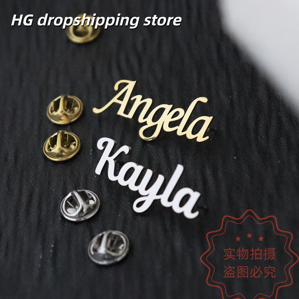 Custom Nameplate Brooch Person - Women Fashion Fun recensione e prezzo