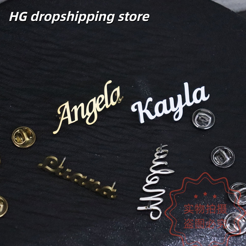 Custom Nameplate Brooch Person - Women Fashion Fun recensione e prezzo