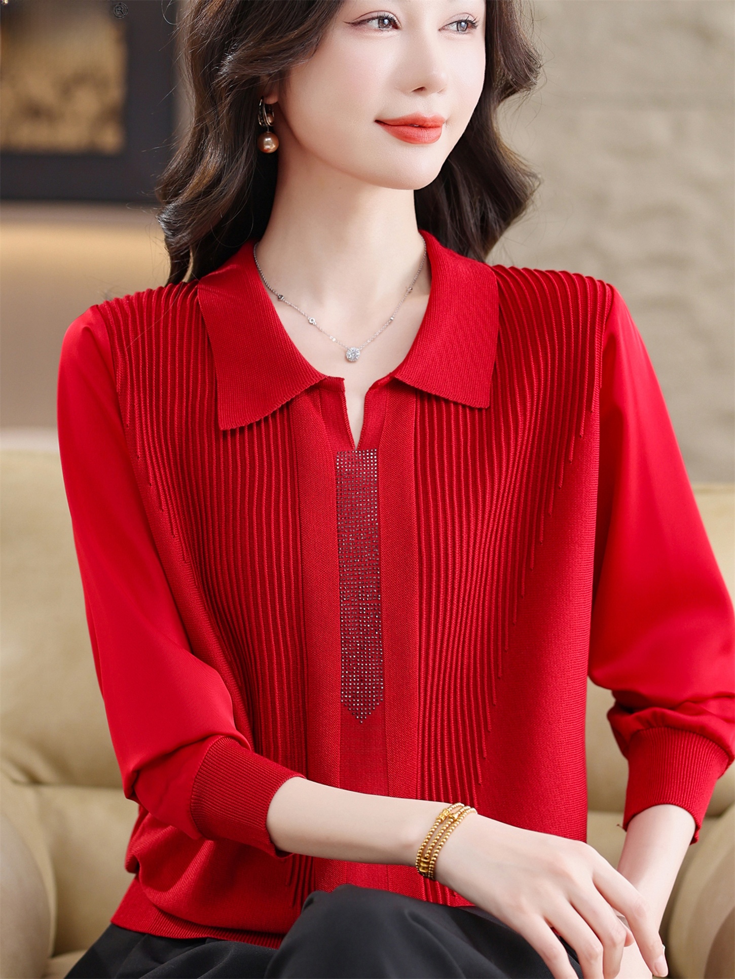 Fashionable Long Sleeve T-Shir - Women Fashion Over 60 recensione e prezzo