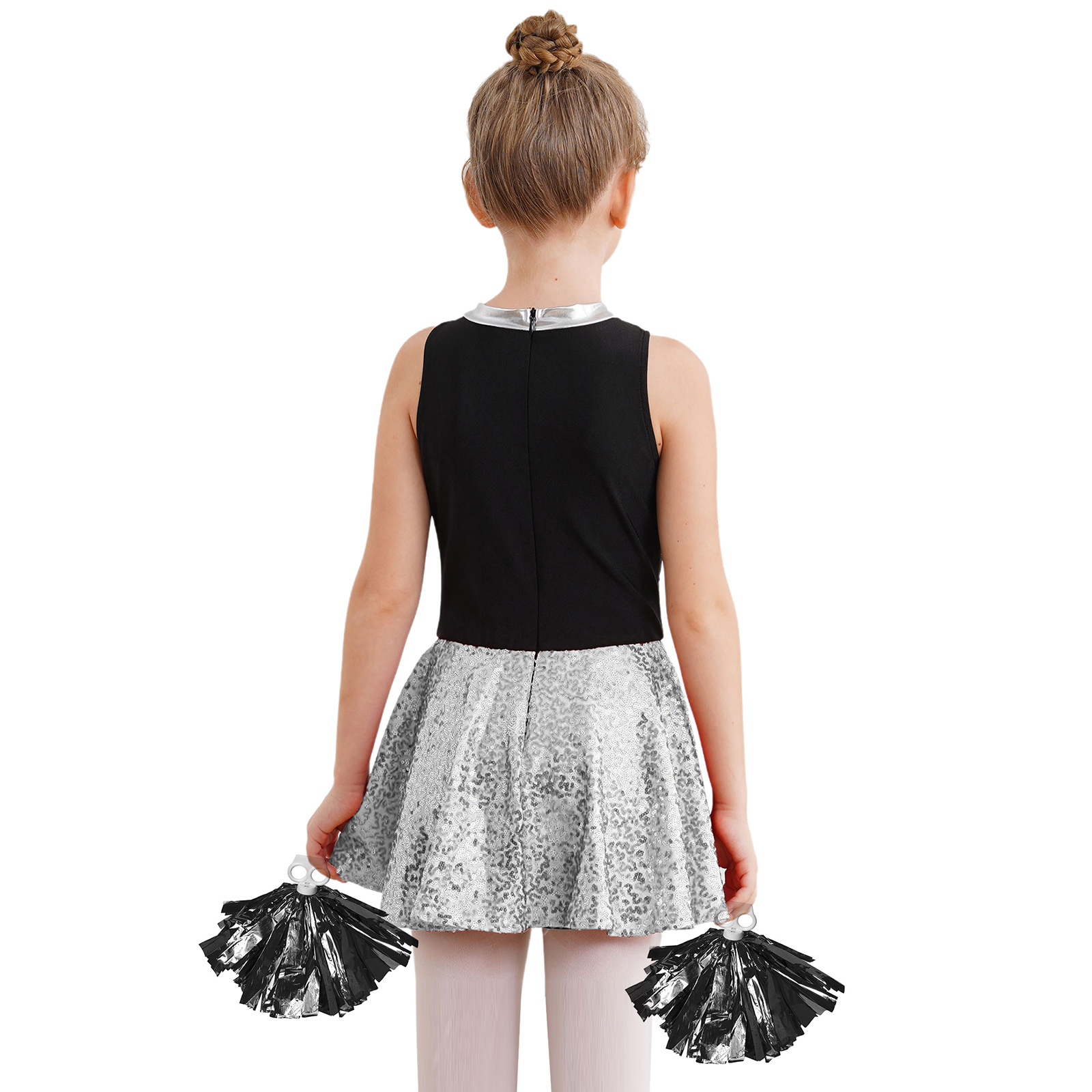 Girls Shiny Sequins Cheerleadi - Sleeveless Jumpsuit recensione e prezzo