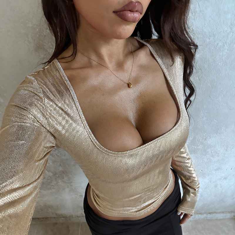 Women Metal Gilding Slim Fit T - Women'S Fashion Gilded Age recensione e prezzo
