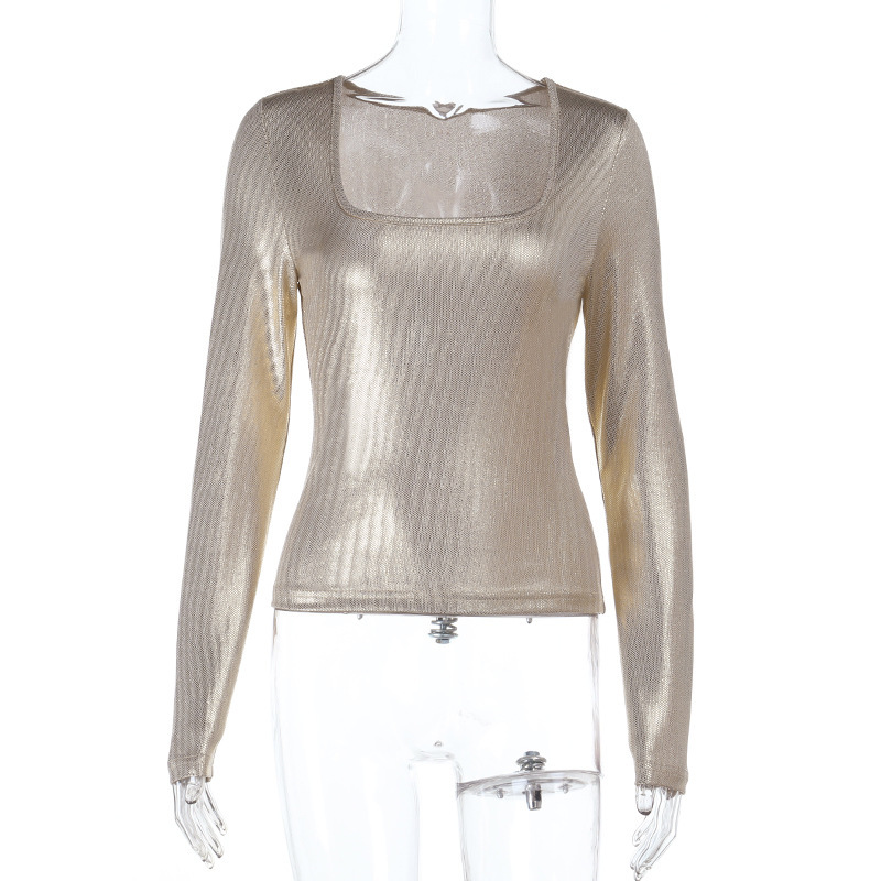 Women Metal Gilding Slim Fit T - Women'S Fashion Gilded Age recensione e prezzo