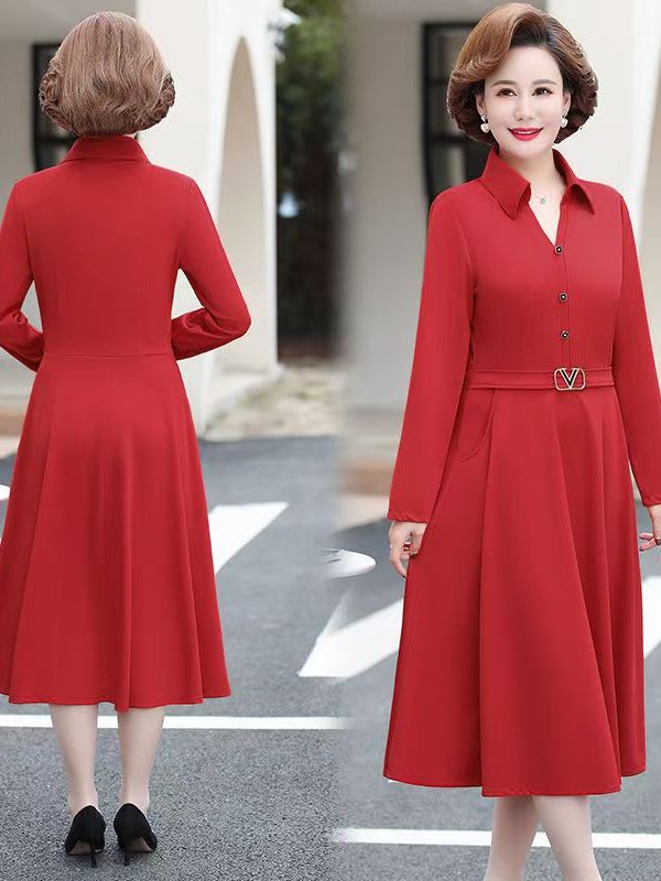 Elegant Mid-Length Dress Slimm - Women Fashion Over 60 recensione e prezzo