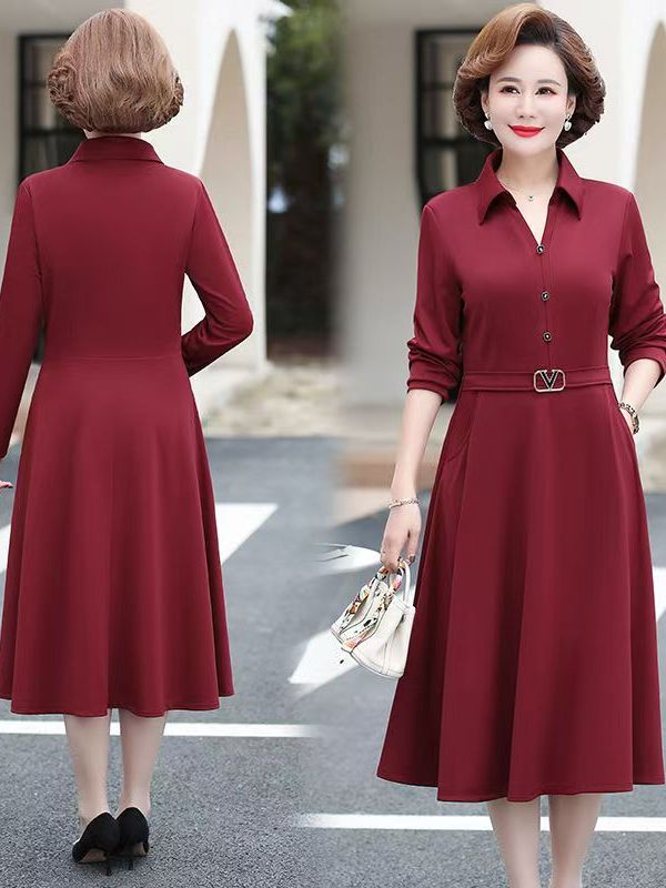Elegant Mid-Length Dress Slimm - Women Fashion Over 60 recensione e prezzo