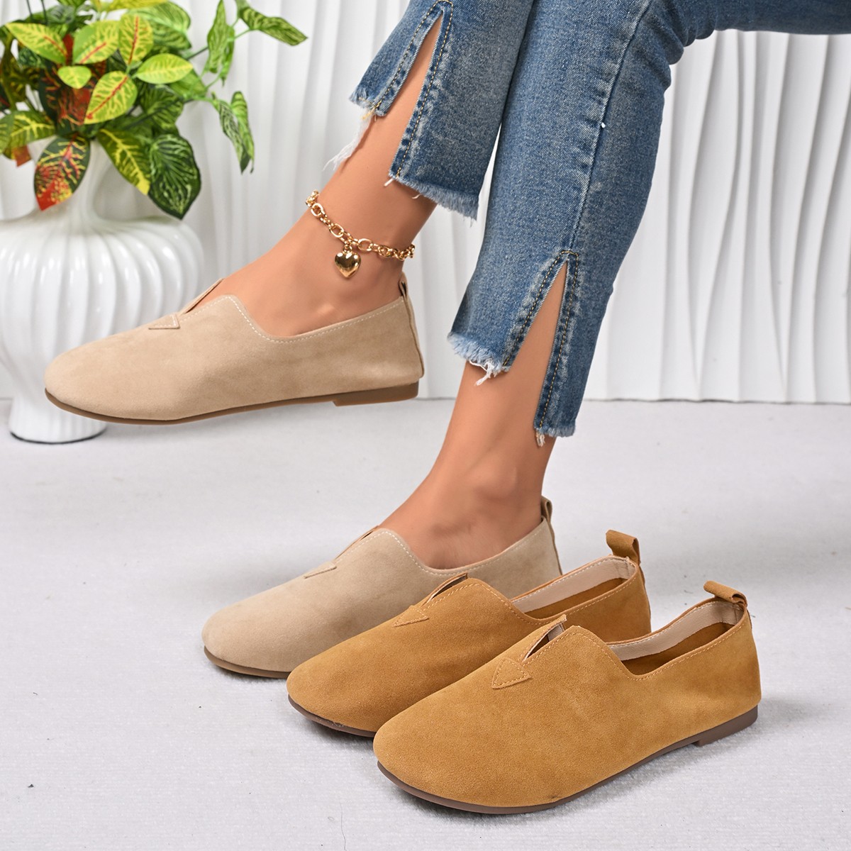 Women's Flat Shoes Slip-on Rou - Women'S Fashion Quick Delivery recensione e prezzo