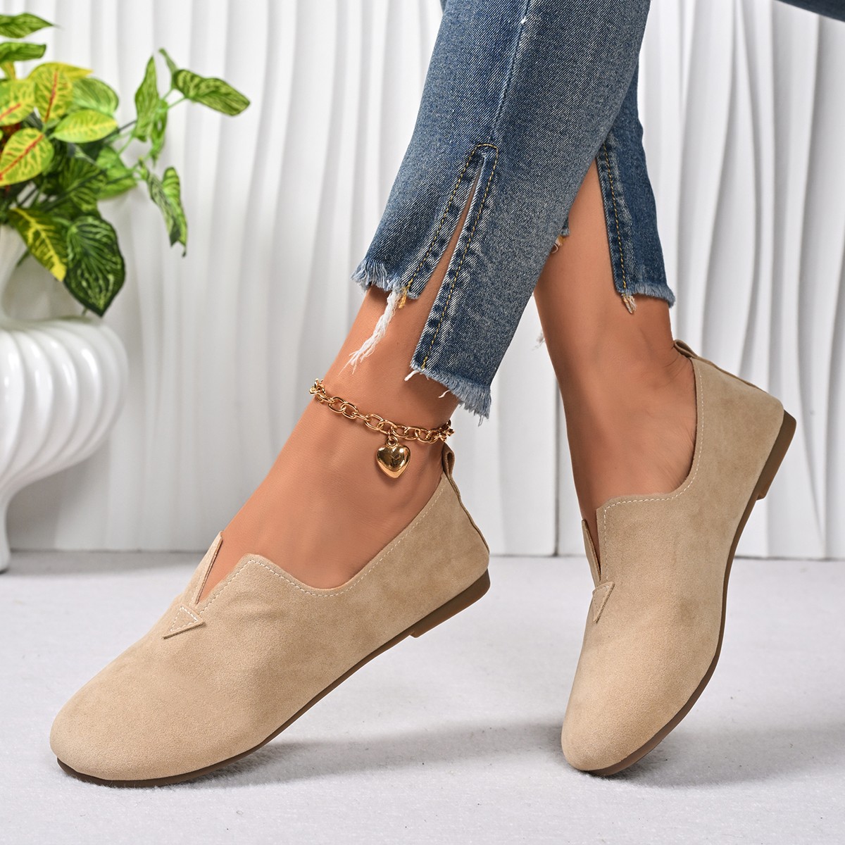 Women's Flat Shoes Slip-on Rou - Women'S Fashion Quick Delivery recensione e prezzo