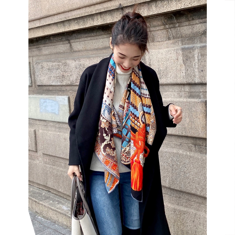 Japan Samurai Silk Wool Scarf  - Women Fashion Japan recensione e prezzo