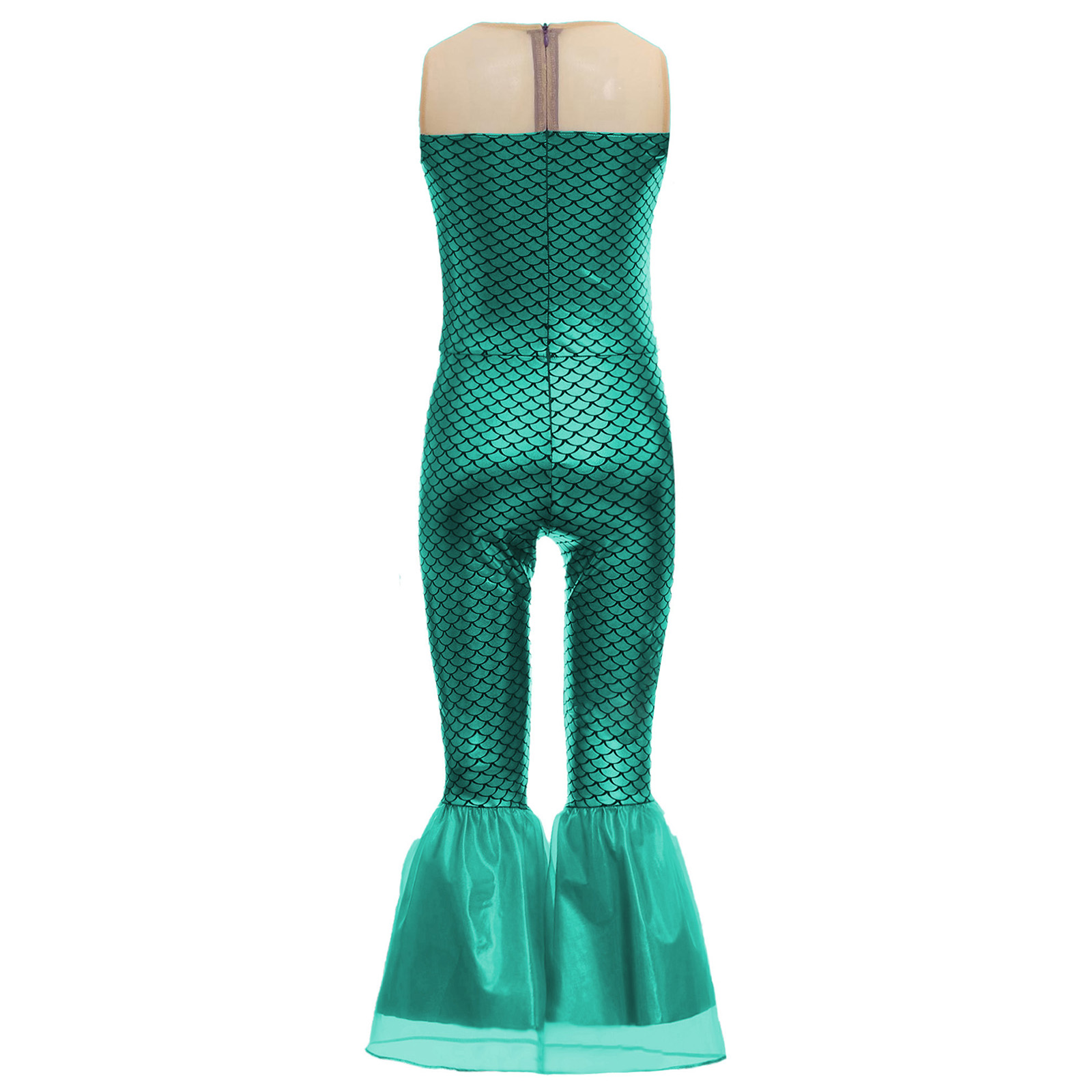 Girls Halloween Mermaid Cospla - Sleeveless Jumpsuit recensione e prezzo