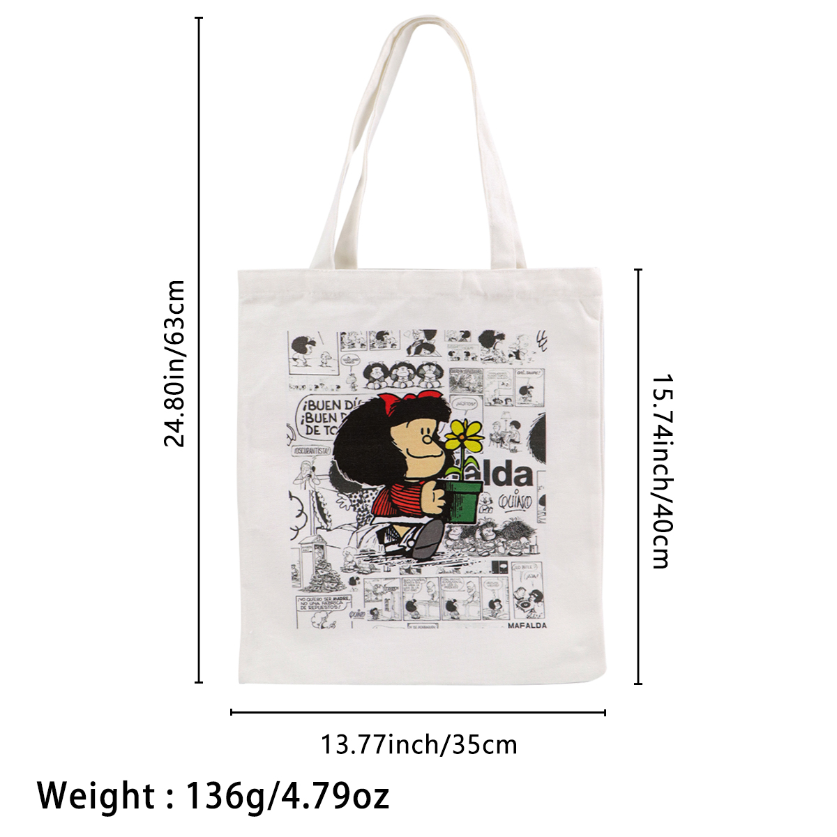 Fashion Canvas Tote Bag Women  - Women Fashion Japan recensione e prezzo