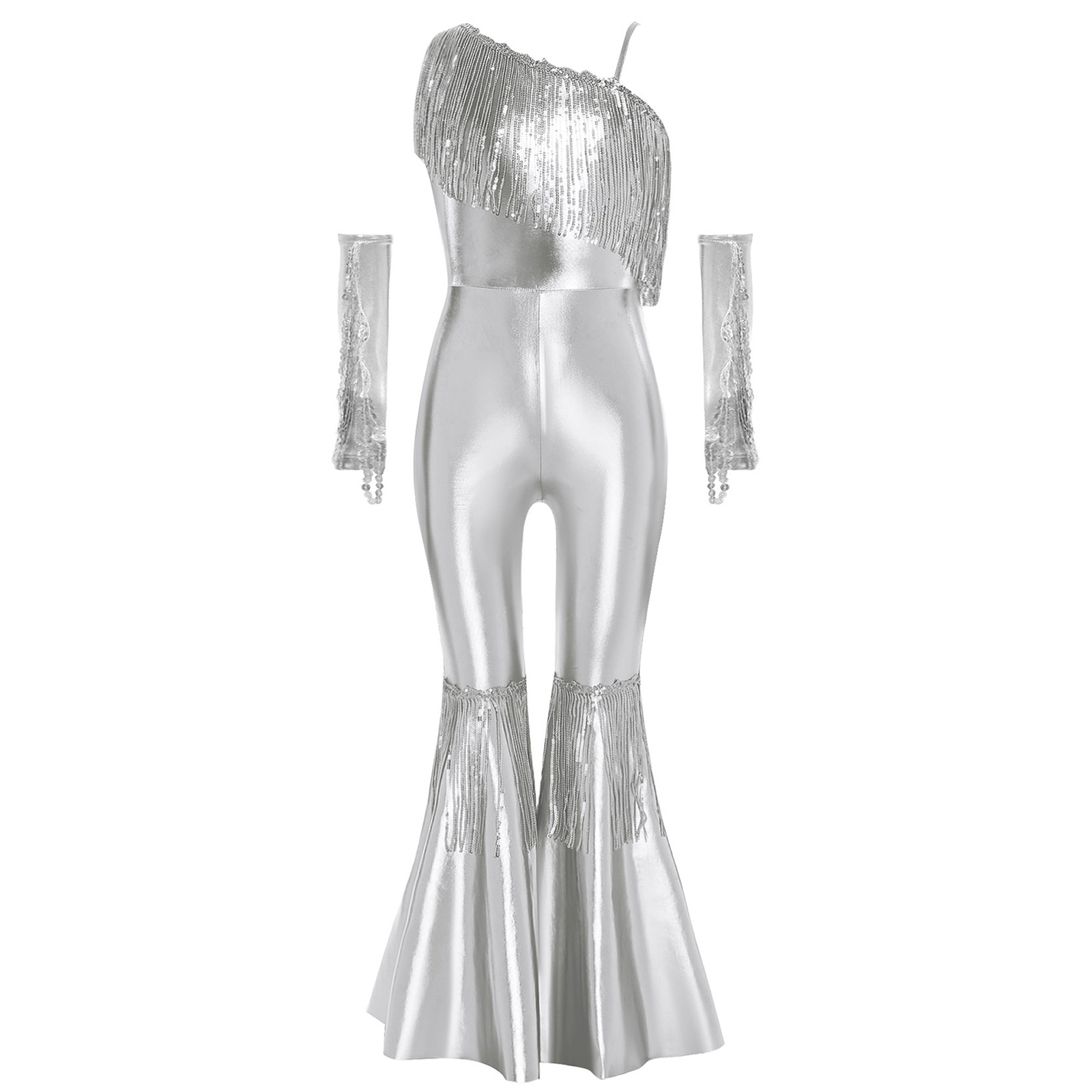 Girls Street Jazz Dance Costum - Sleeveless Jumpsuit recensione e prezzo