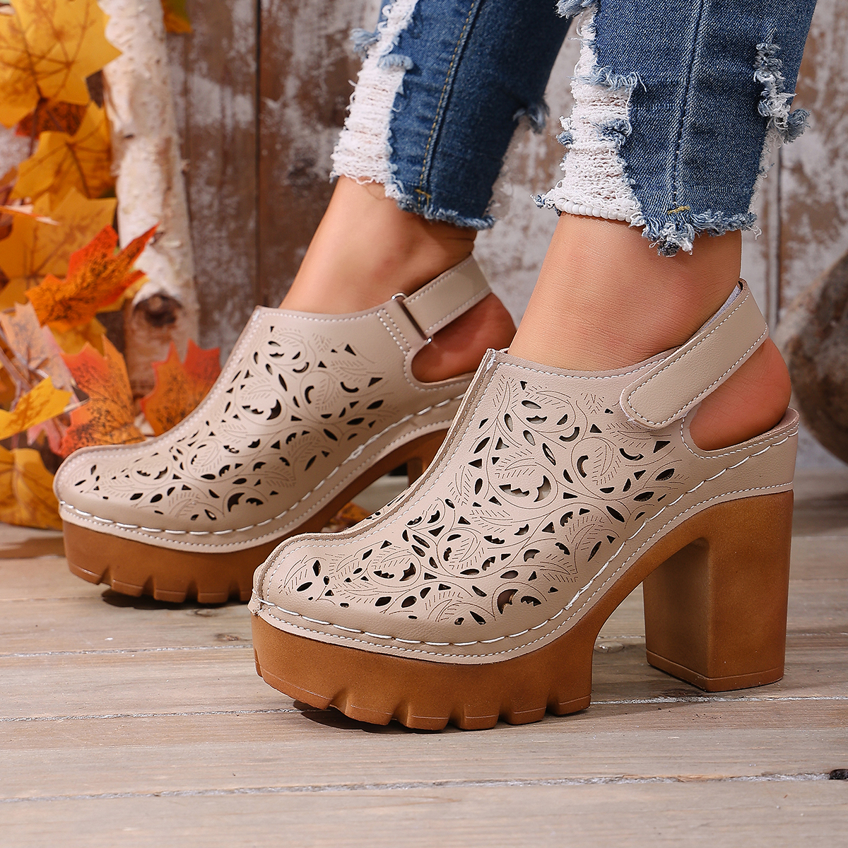 Large Size Women's Thick Heel  - Women'S Fashion Visor recensione e prezzo