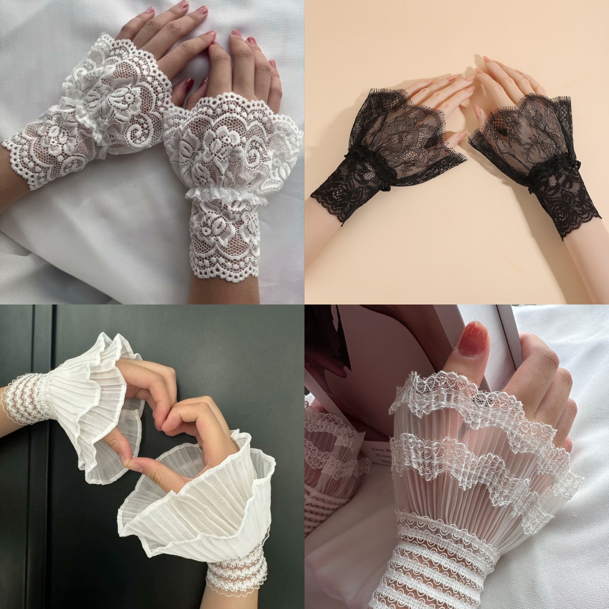 Detachable Lace Flower Mesh Fl - Women'S Fashion Essentials recensione e prezzo