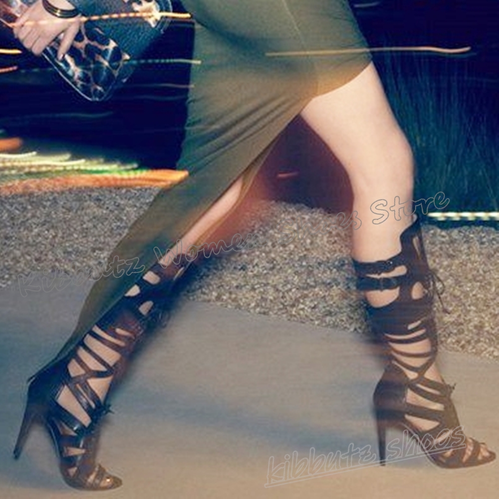 Sneaker Boot Knee High Lace-Up - Women Fashion Show recensione e prezzo