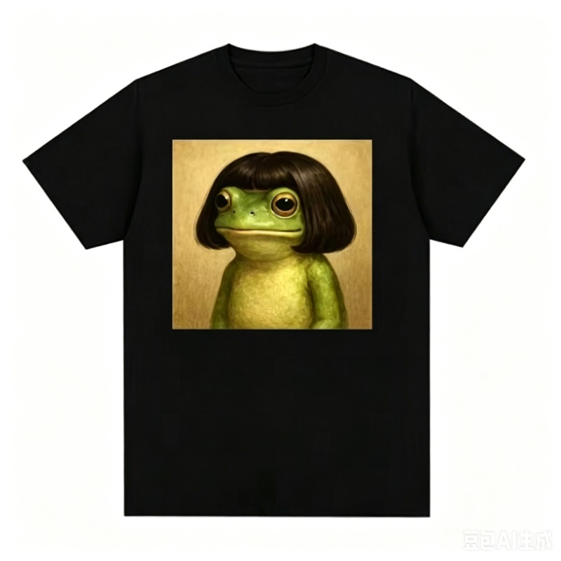 Funny Frog Face with Bob Hairc - Women'S Fashion In The 90S recensione e prezzo