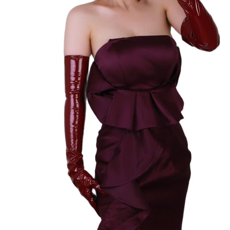60cm Extra Long Patent Leather - Women Fashion Over 60 recensione e prezzo