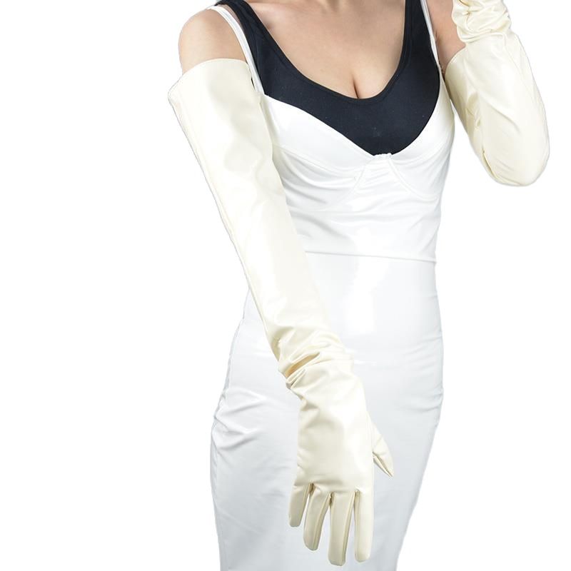 60cm Extra Long Patent Leather - Women Fashion Over 60 recensione e prezzo