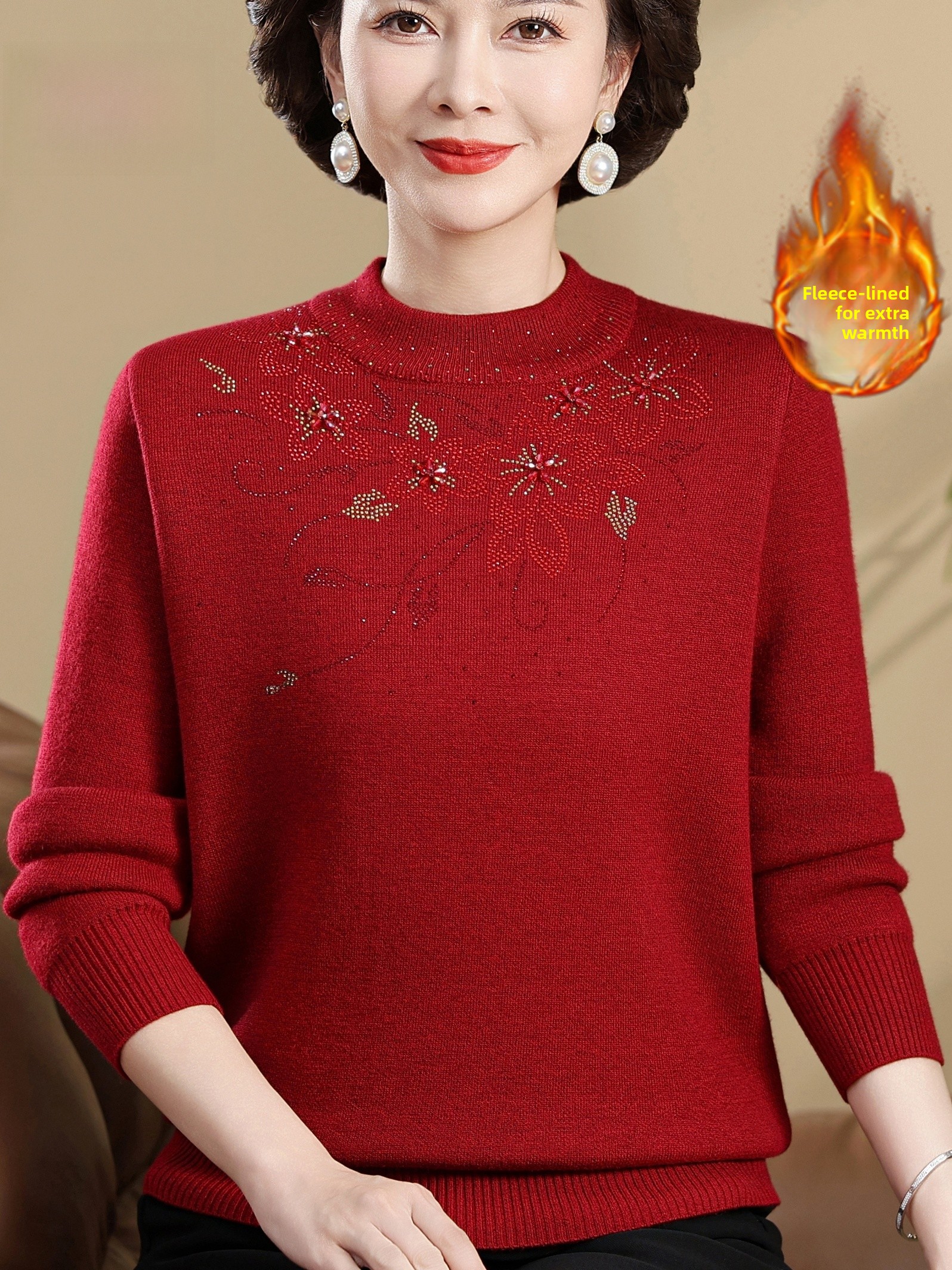 Fashionable Thickened Woolen S - Women Fashion Over 60 recensione e prezzo